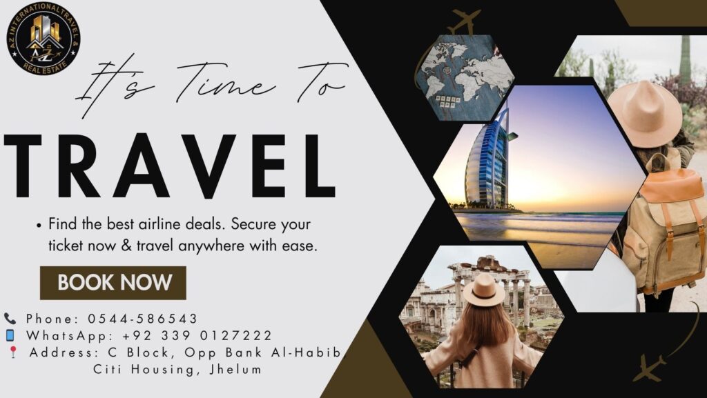 Brown Geometric Travel Facebook Cover